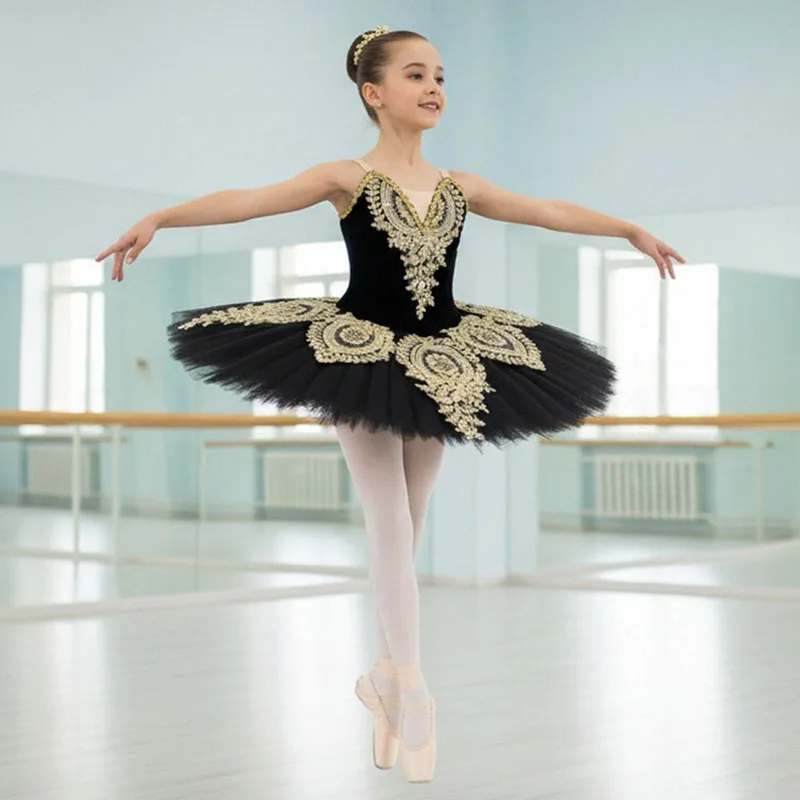

Elegant Princess Costume for Girls Age 3-12 Years Old Children's Swan Lake Ballet Dress