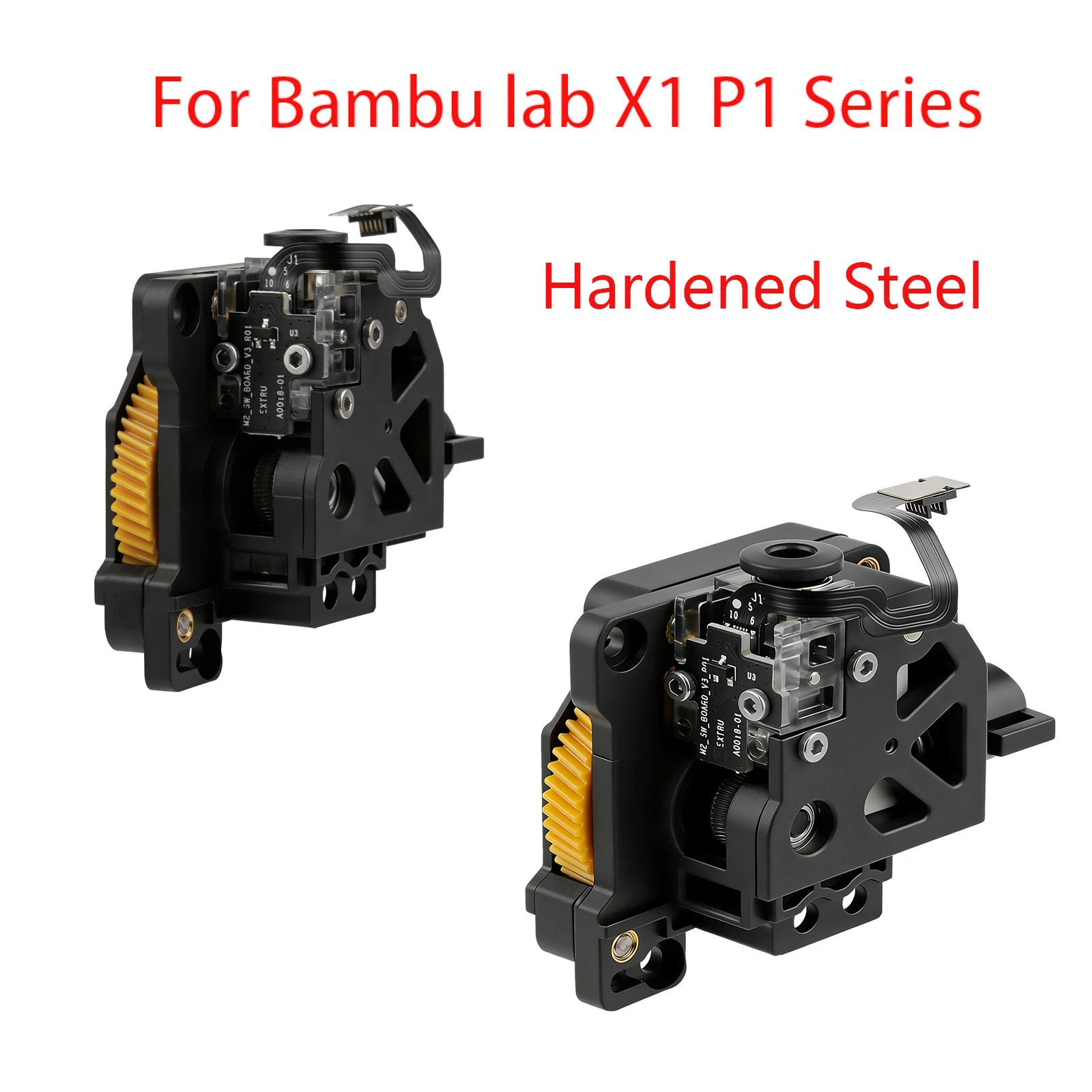 NEUE Extruder-Einheit aus gehärtetem Stahl für Bambu Lab P1/X1 Serie Extruder für P1S P1P für Bambu Lab Hotend Extrudergetriebe