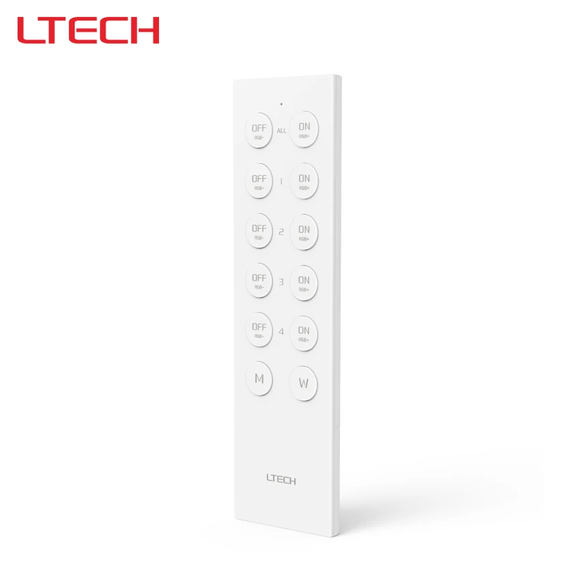 RGBW Remote Control: 2.4GHz RF LED Wireless Remote Control. Compatible with EX Panels for Controlling LED Luminaires F8