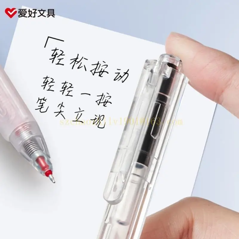 62KA 1PC ROWLING BALL PUNES, быстросохнущие чернила 0,5 мм очень жареные ручки роллера Прямые жидкие гели для написания