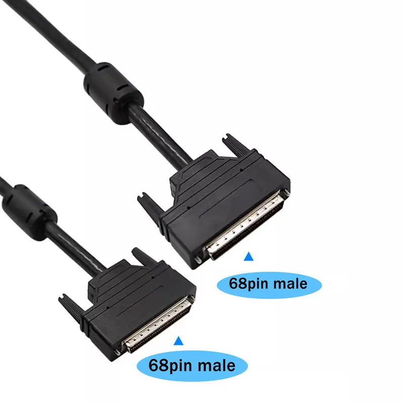 SCSI Cable HPDB68 Server Industrial Control Cable 68-pin Male to Male Full Copper Double Shielded Motion Control Card Data Cable