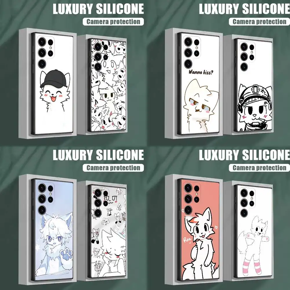 

Cute B-Boykisser Cartoon Phone Case For Samsung S25,S24,S23,S22,S21,S20,S10,Ultra,Plus,Lite,FE,Soft Silicone Black Cover