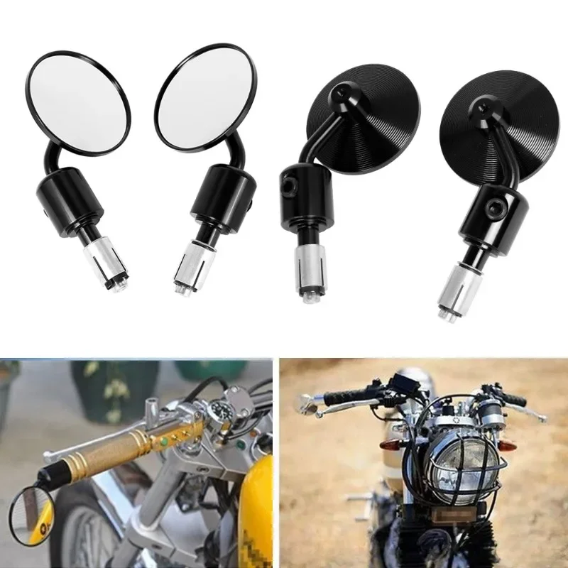 

Moto Bike Accessory Motorcycle Rearview Mirror Mirrors CNC Modified Rearview Mirror Mirrors Street Bikes Scooters Universal