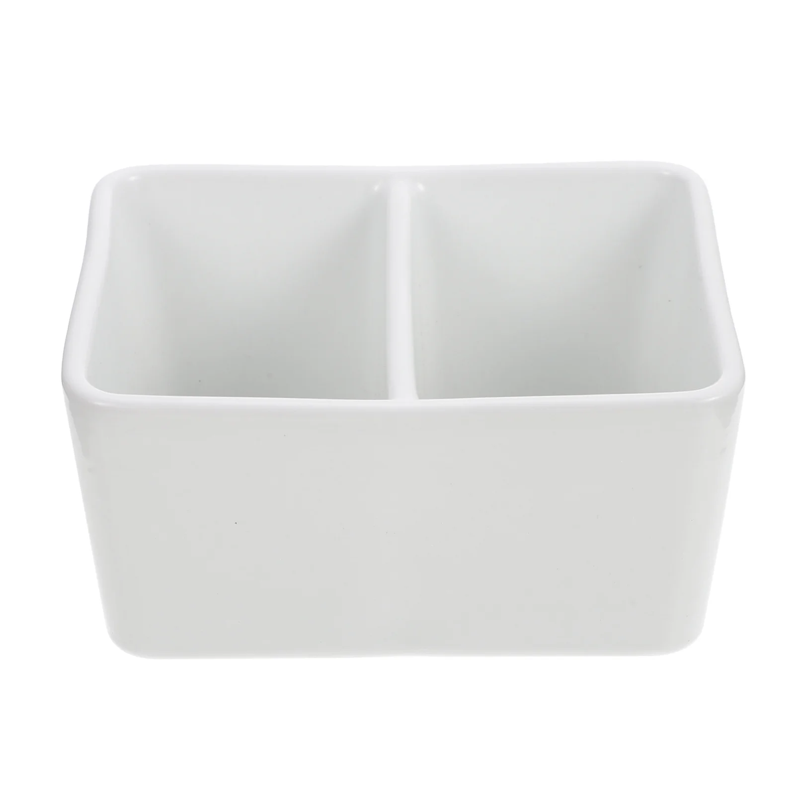 Sturdy Ceramic Ink Dish Large Capacity Pen Washing Tray Portable Calligraphy Painting Brush Ink Storage Container