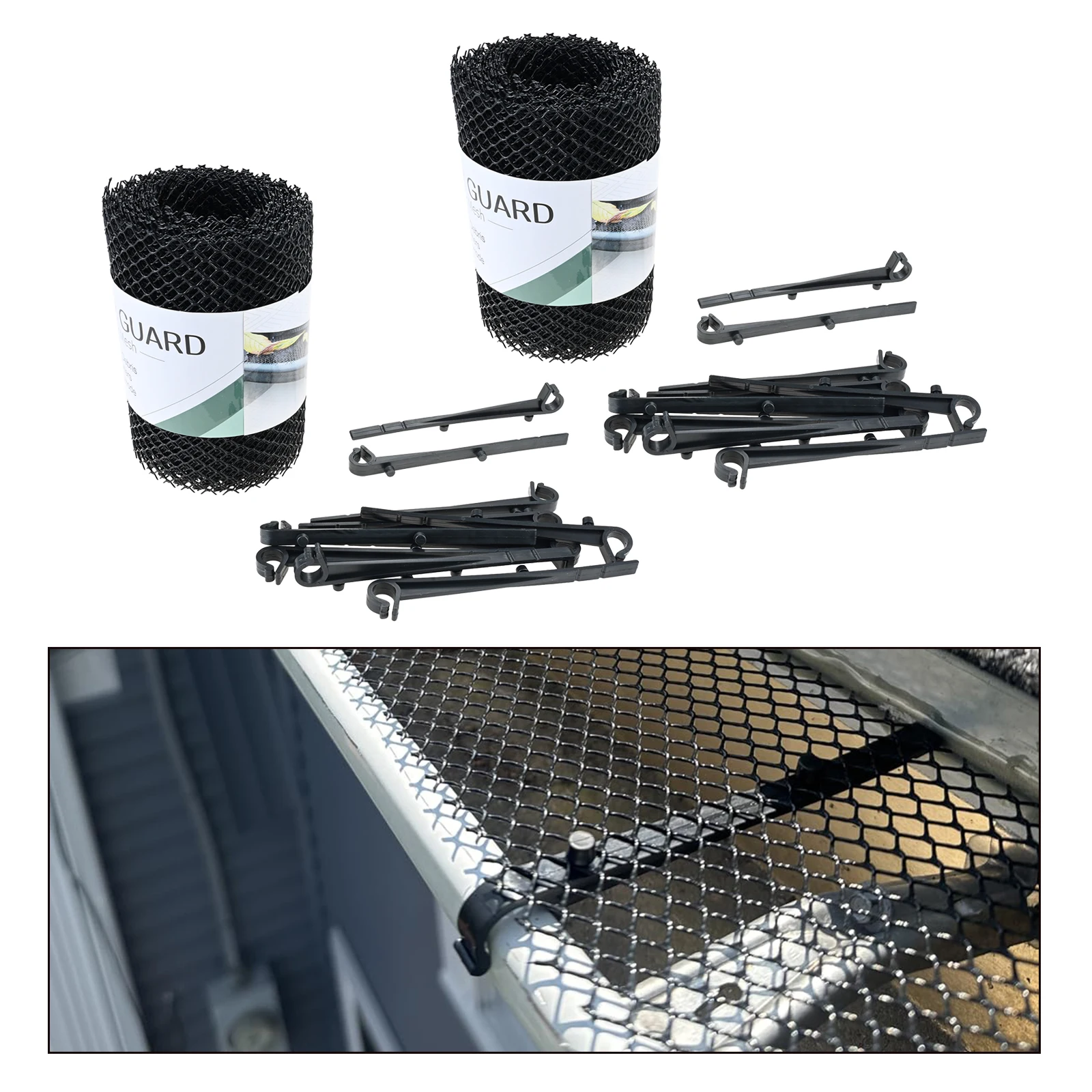 2Sets Black Plastic…