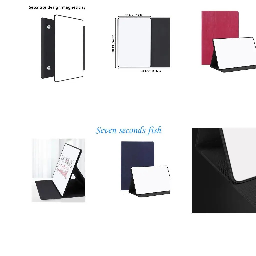 L74B Portable Whiterboard Double Sided Writing Board Dengan Lipat Tempat