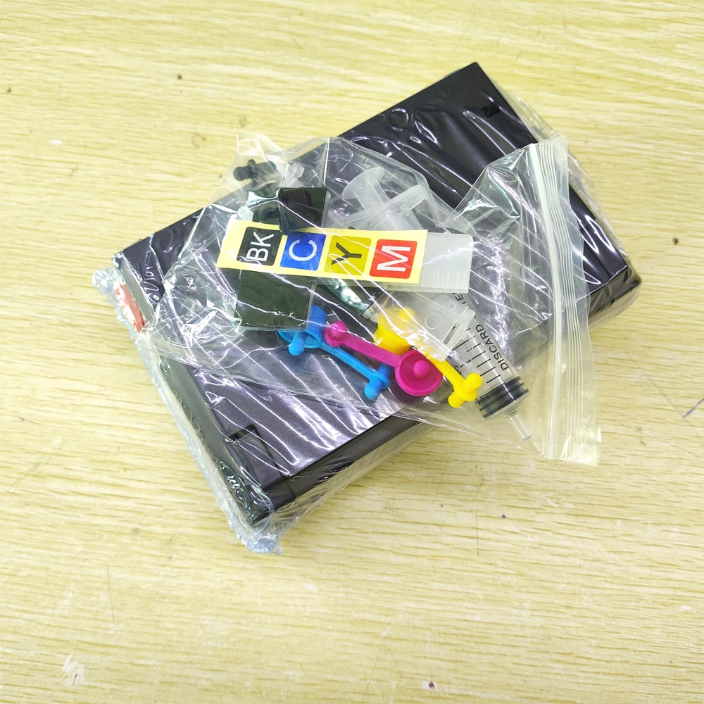 4 Color 85ML DIY Continuous Ink Supply System Outer Ink Tank Universal CISS Refill Kit For Epson Canon HP Brother Inkjet Printer