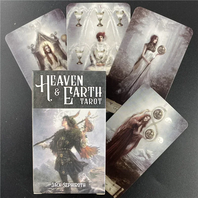 Heaven Earth Tarot Cards With PDF Guidebook English Version Tarot Cards Deck Board Game For Personal Use 78Pcs