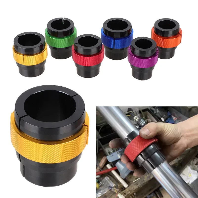 

Universal CNC aluminum alloy front shock absorber oil seal installation tool for off-road motorcycles. Inverted front shock abso