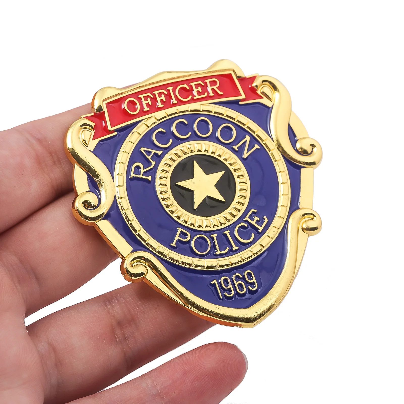 Raccoon Police Department Resident Evil movie badge Enamel Pin brooch jewelry Backpack Decorate