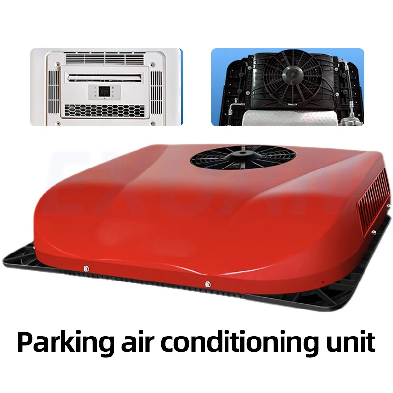 12V/24V Parking Air Conditioning Integrated Machine For Trucks Top Mounted Electric Motor Home Truck Vehicle Air conditioning