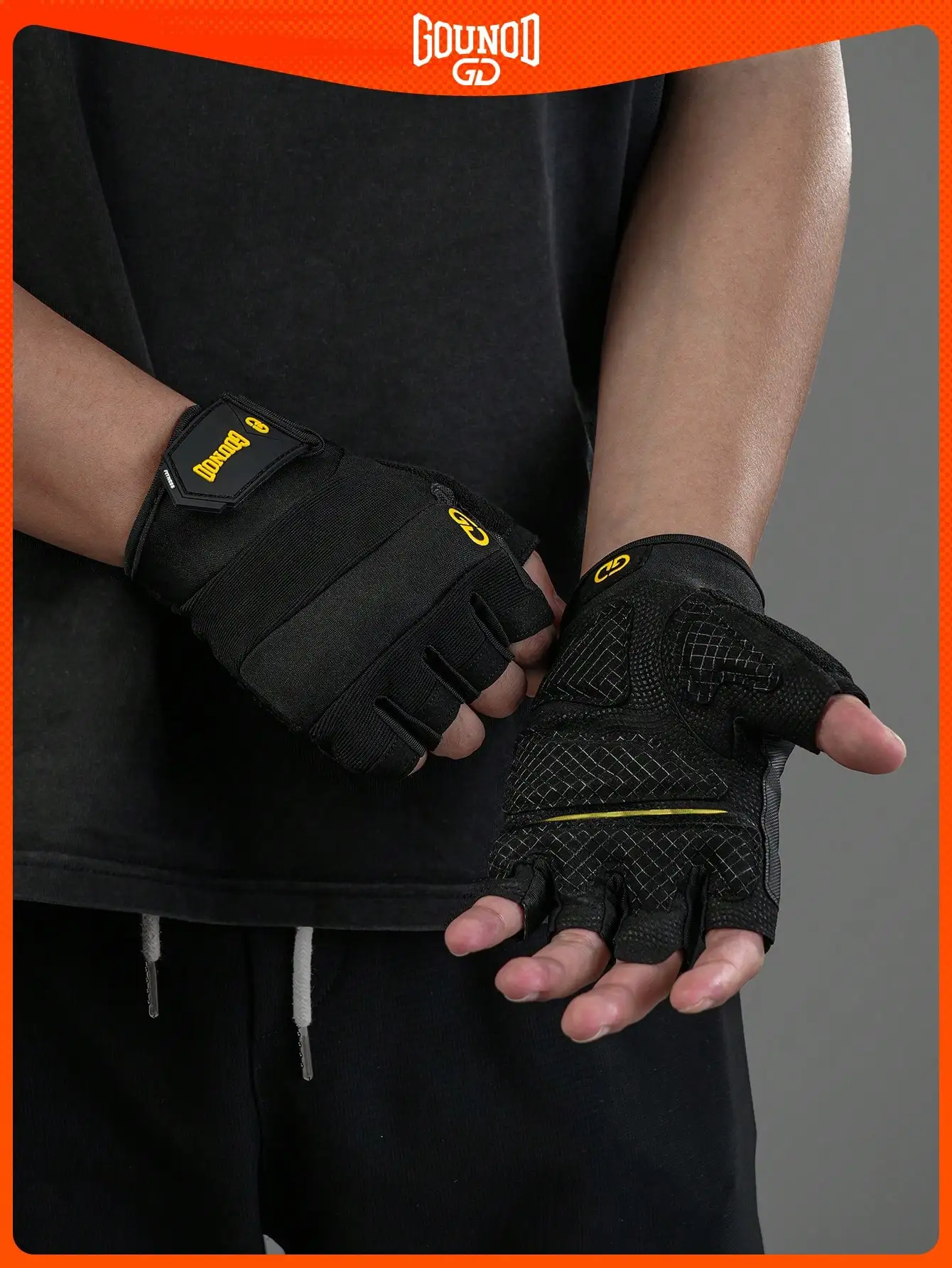 GOUNOD 1 Pair Weight Lifting Gloves With Non-Slip, Workout Gloves For Gym, Cycling, Exercise, Super Lightweight For Men And Women. Gym Accessories, Sport, Gym, Home Exercise, Women's Gym Gloves, Boxing Gloves,st2411054001476277