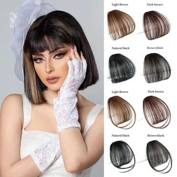 Nep Air Pony Hair Styling Tools Haar Clip-In Extensie Synthetisch Haar Nep Pony Natuurlijke Valse Haarstukje Vrouwen Clips In Pony