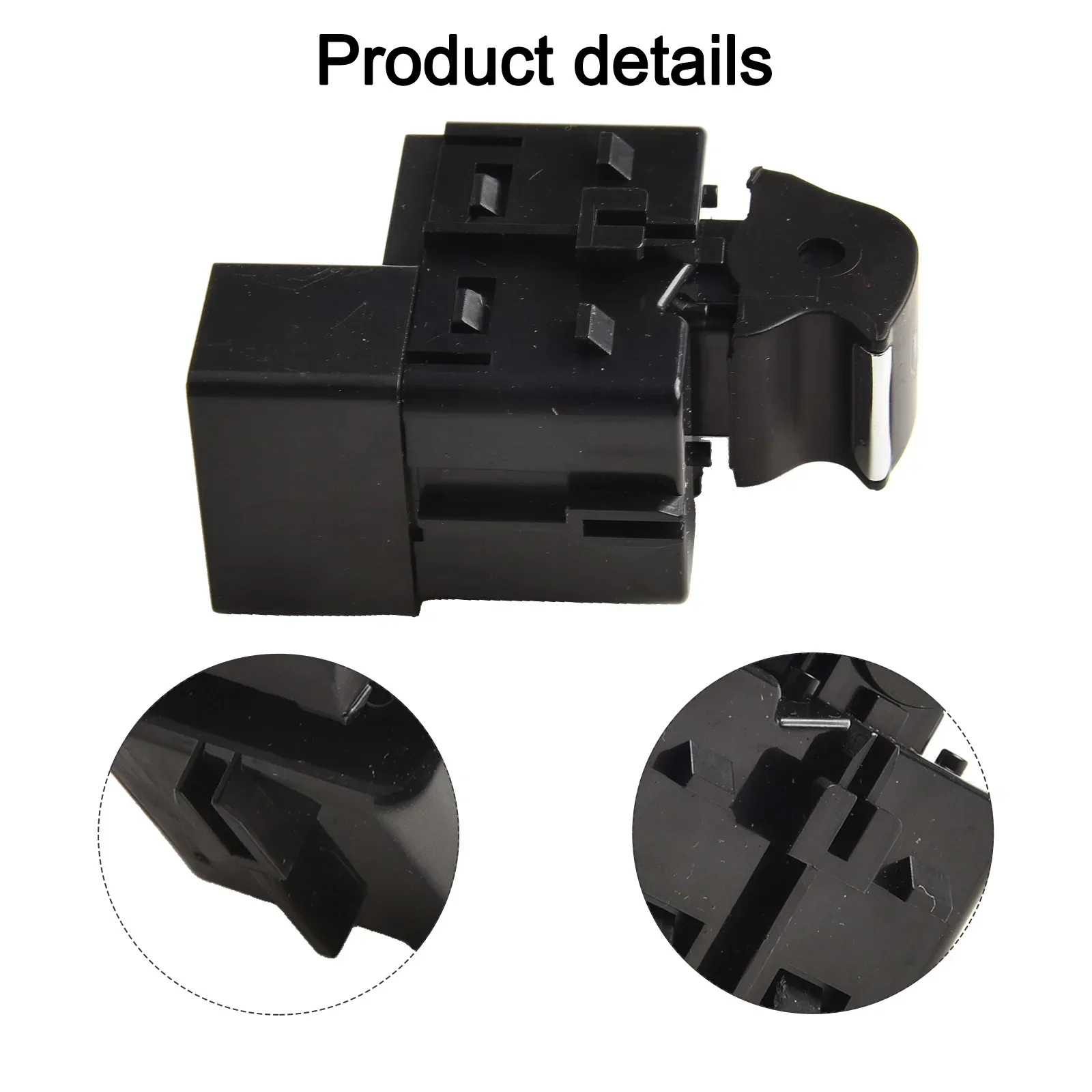 BB5Z 14529 AC Rear Door Glass Switch Perfect Fit for Ford For Explorer For Taurus 2013 2017 Black Color Easy Replacement