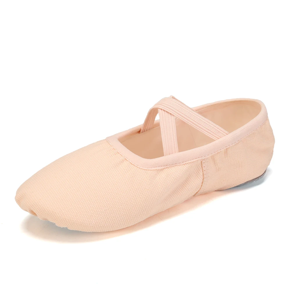 Girls Ballet Shoes For Woman Kids Ballet Slippers Women Ballet Flats Children Practise Dance Shoe Soft Sole Canvas Training Shoe