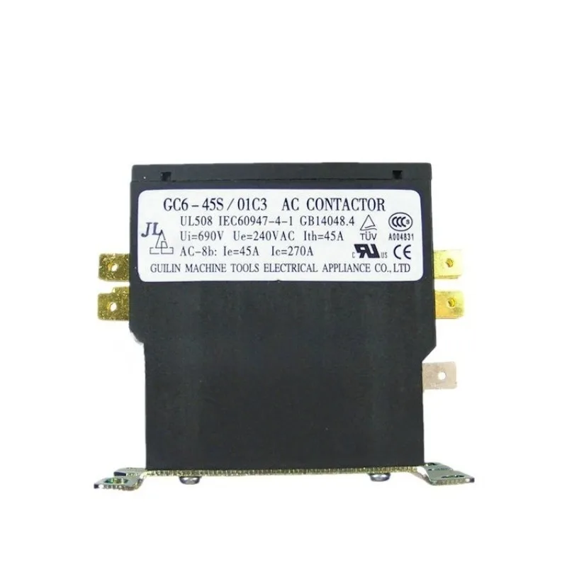 Single-Phase Air Conditioner Ac Contact Cooler Gc6-45S/01 C3 220V 1P 1No Dedicated for Air Conditioners