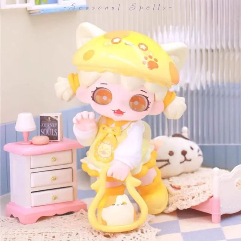 Mioco Seasonal Spells Series Blind Box Kawaii Action Anime Figure Toys Pendent Doll Model Room Decor Mystery Box Birthday Gifts