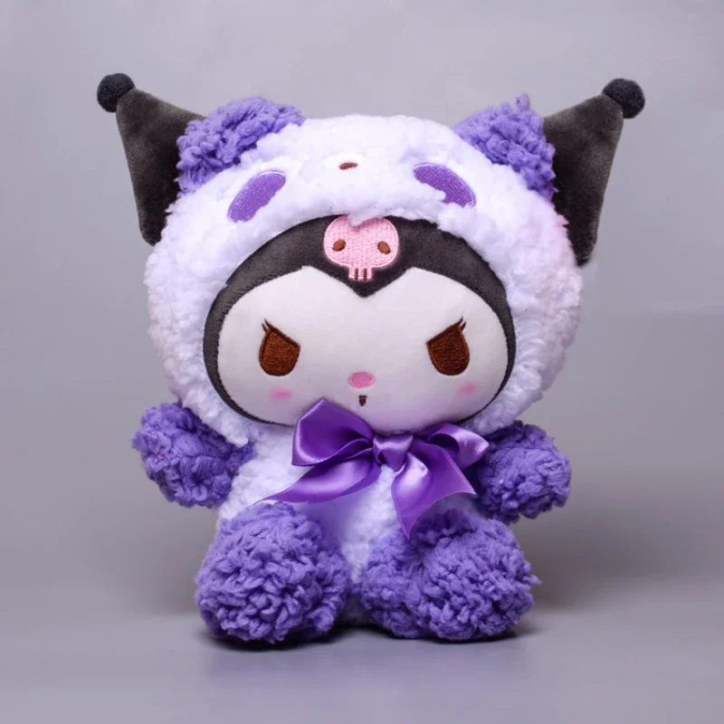 

Милый Sanrio Kuromi My Melody Cinnamoroll плюшевые игрушки, брелок милый аниме мягкая кукла кулон Девочка Дети Рождественский подарок