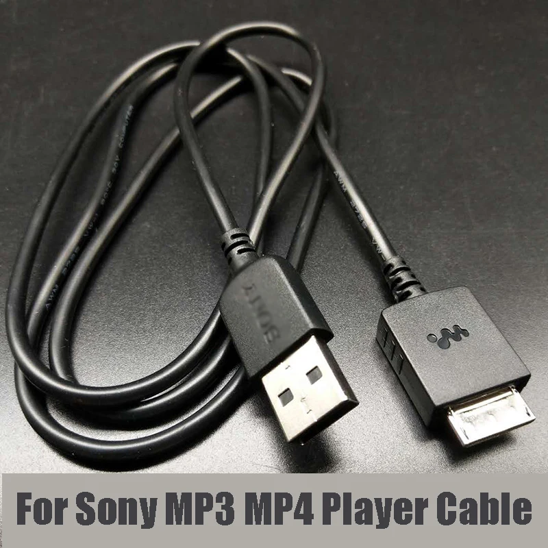 For Sony  MP4 MP3 Player Charging Cable 1M USB Data Charger Cable for Sony NW-A35 A45 A55 WMC-NW20MU Walkman Cable