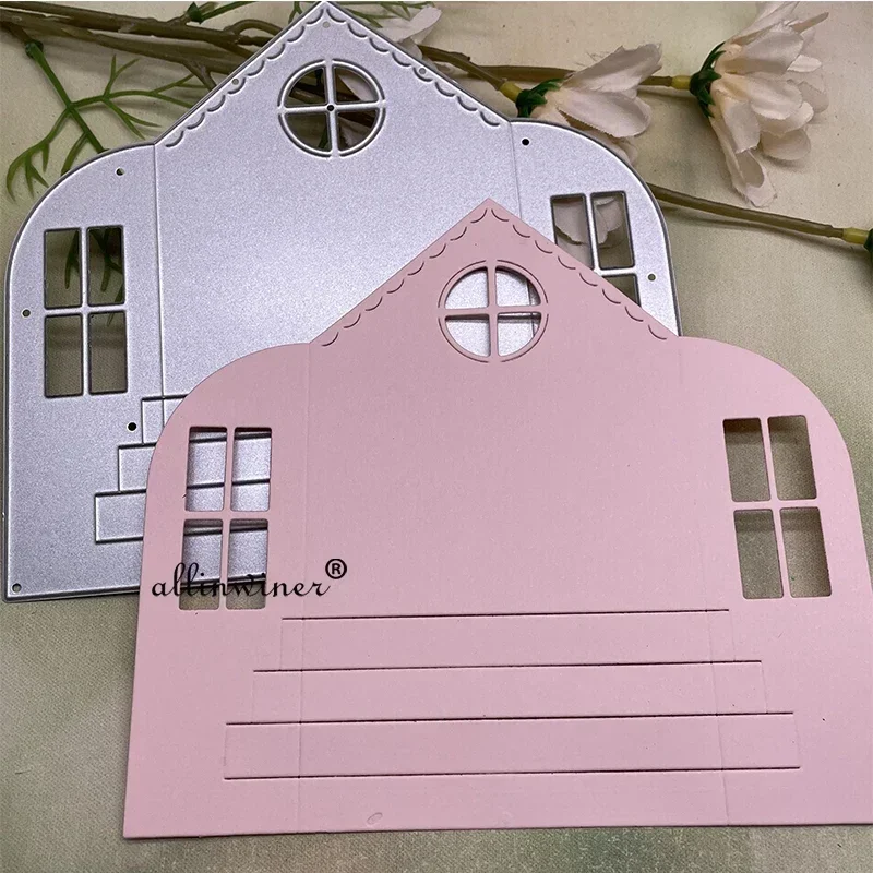 

House box Metal Cutting Dies Stencils For DIY Scrapbooking Decorative Embossing Handcraft Die Cutting Template