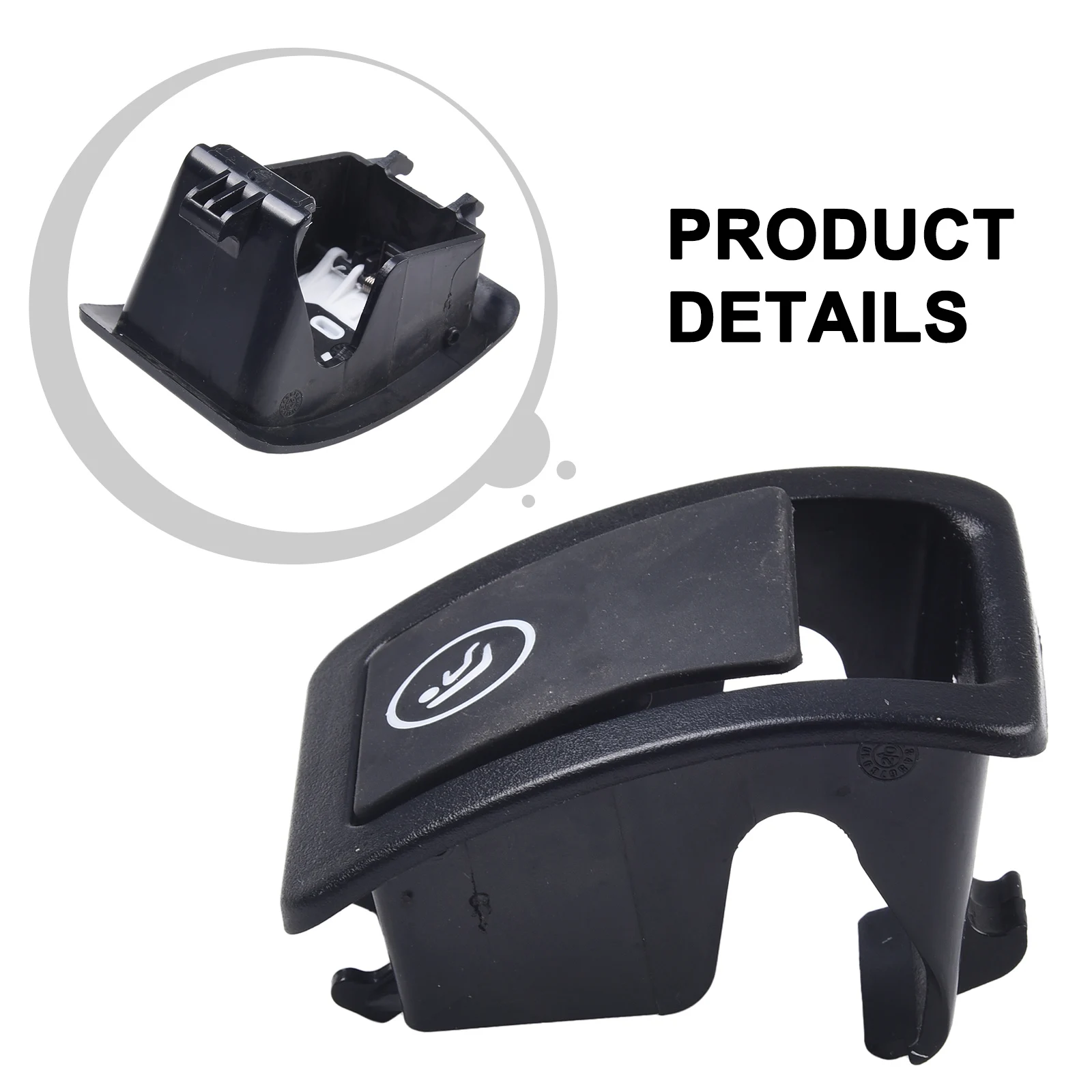 Seat Snap Cover Cap Clip Black Child Safety Seat Snap Cover Car Accessories High Quality Material 100%Brand New