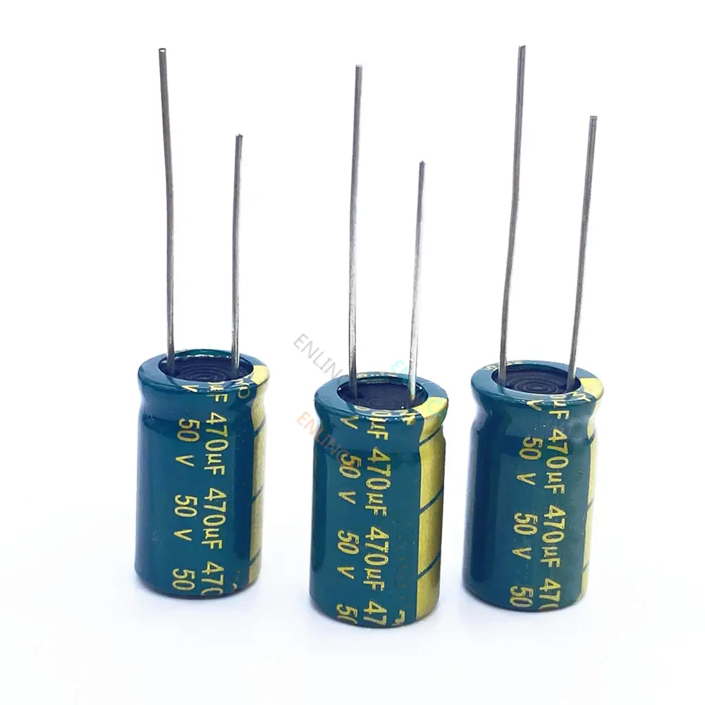 4pcs/lot high frequency low impedance 50V 470UF aluminum electrolytic capacitor size 10*17 470UF 20%