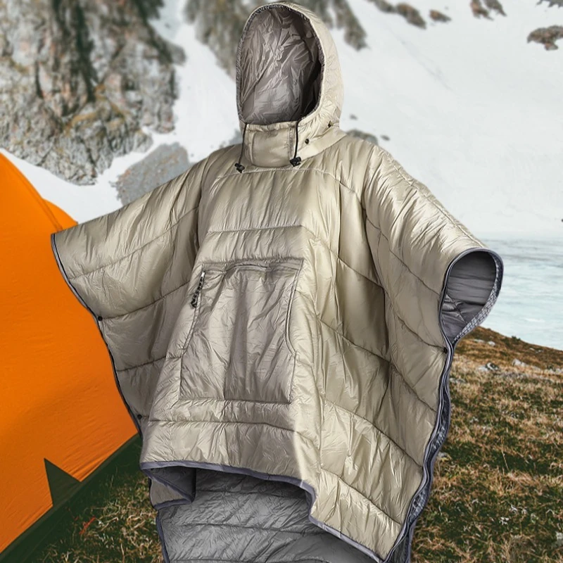 

Многофункциональная дорожная накидка для альпинизма, спальный мешок для взрослых, уличный походный пуховый хлопок, грязезащитный спальный мешок, который можно стирать в машине