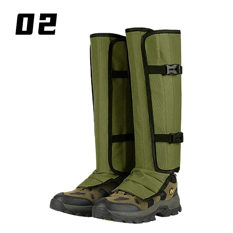 Outdoor Climbing Hiking Leg Gaiters Camping Anti-Snake Thorns-Proof Leggings Anti Scratch Leg Protector Covers (Excluding Shoes)