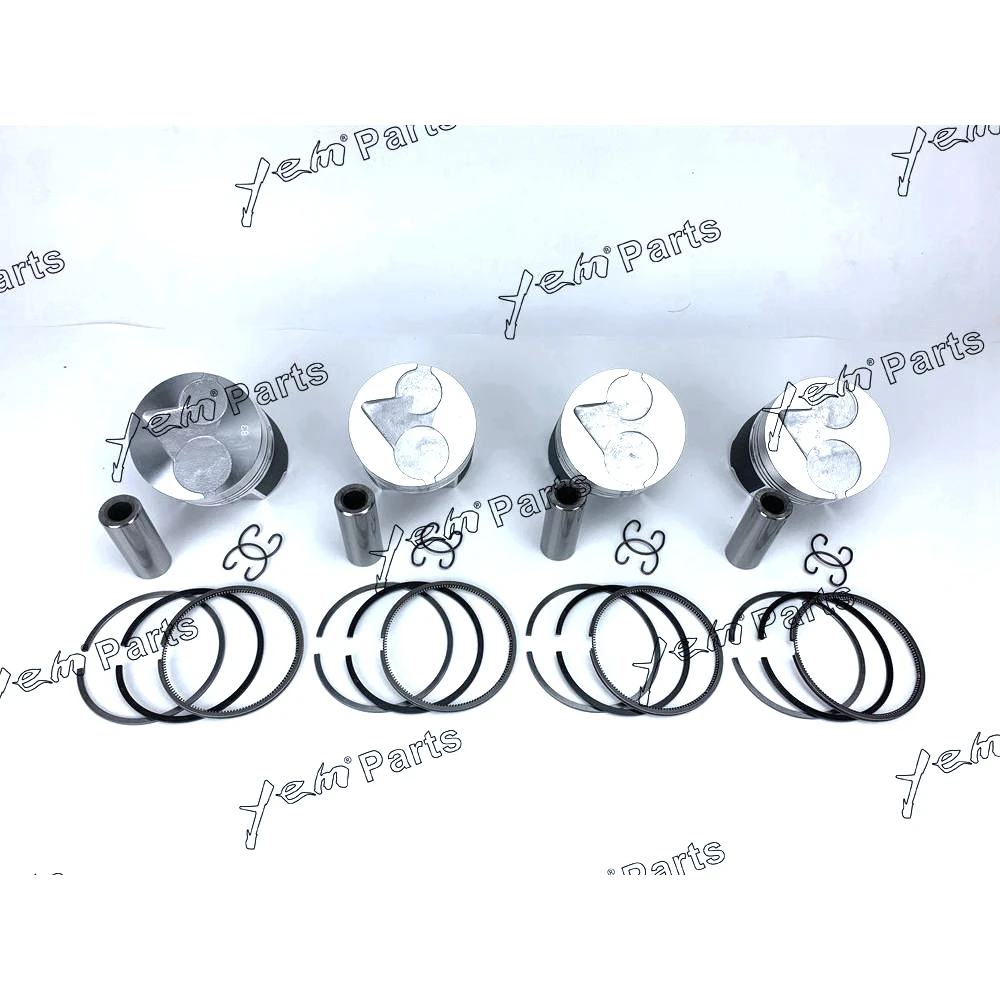 Hot Sell Piston + Ring Kit Set STD 83mm For Kubota V2003 x4 PCS Engine Parts