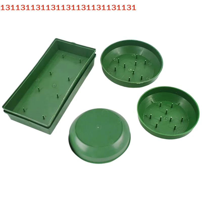 Flower Mud Fixing Plate Wedding Aisle Flowers Party Flower Foam Tray Flower Arrangement Decorative Vase Floral Bowl Container