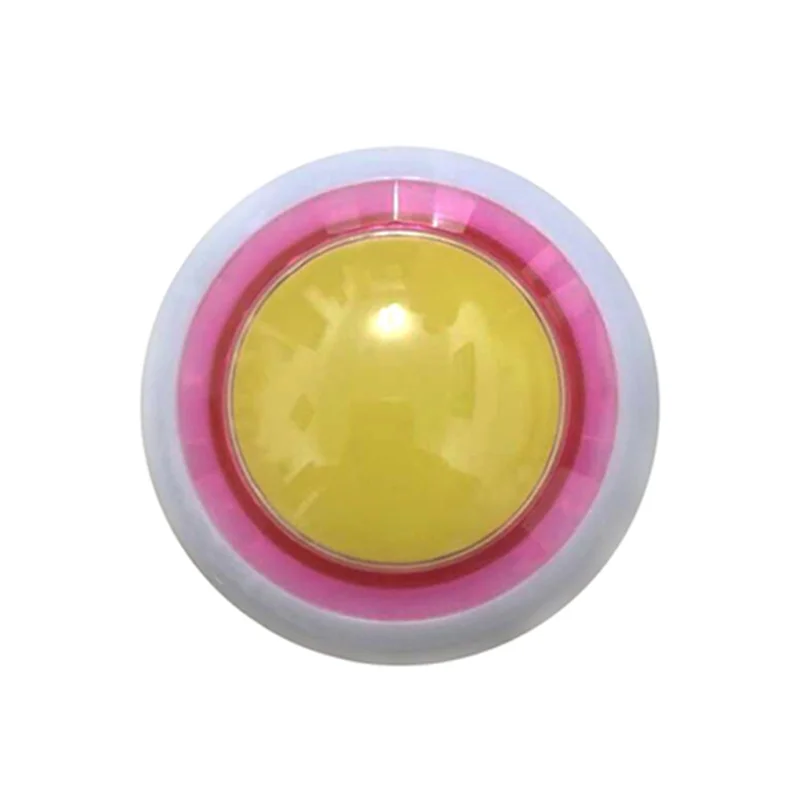 

-AS58 10Pcs Colorful LED Illuminated Push Buttons For Arcade Machines, RGB Flashing Lights For Swing Cars, Amusement Devices DC