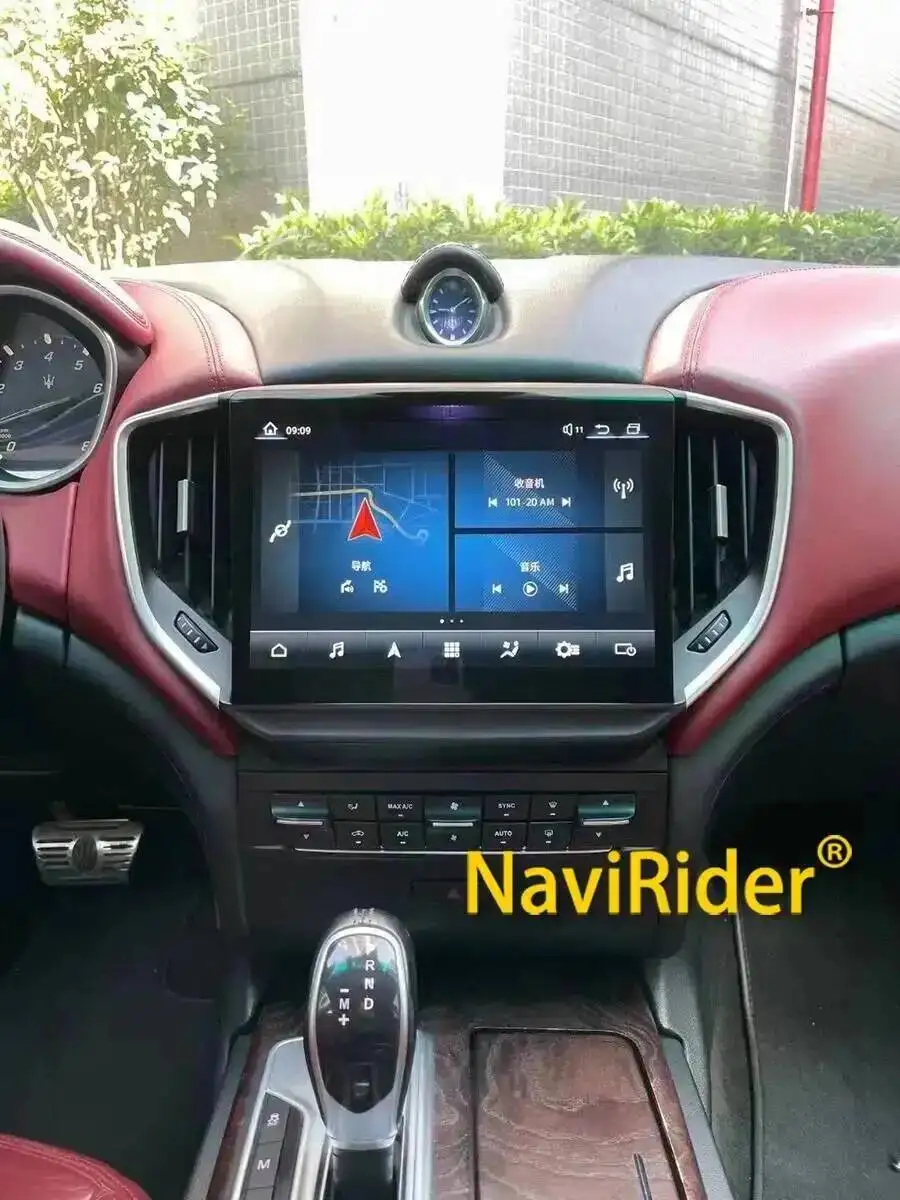 Android GPS Stereo 4G WiFi Head Unit Autoradio Multimedia Player für Maserati Ghibli 2014-2020 10,26 Zoll gebogener Bildschirm CarPlay – Detail 5