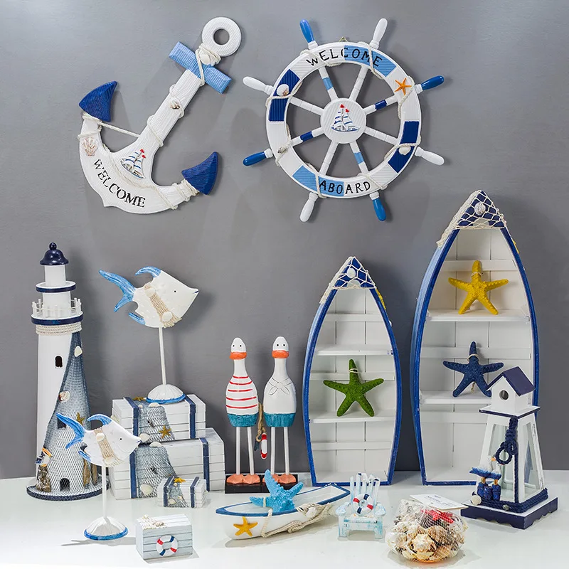 

Mediterranean style combination ornament, ocean style theme event decoration