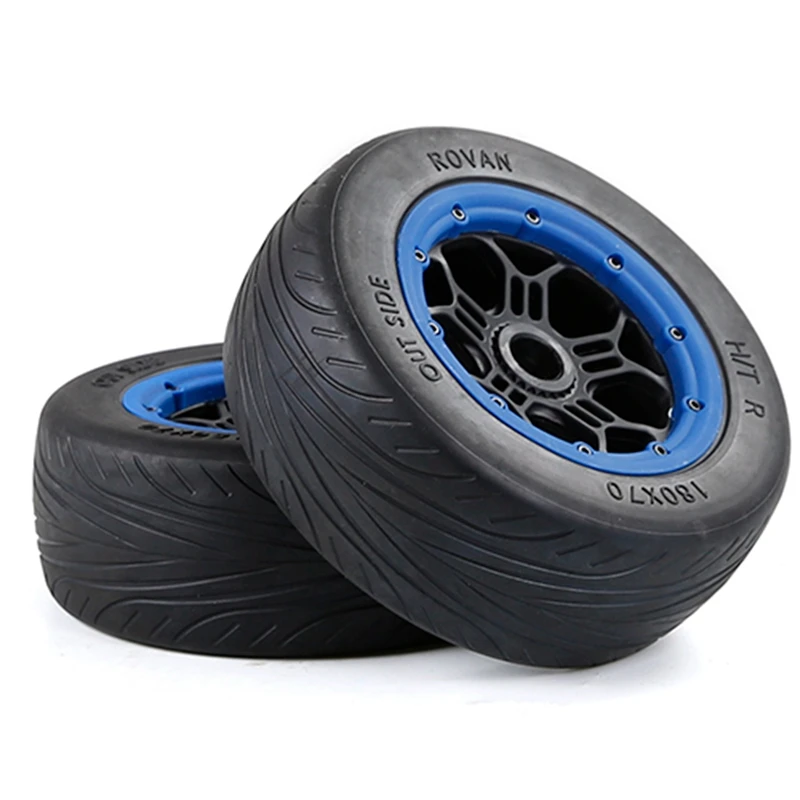 180X70mm ขวาและซ้ายบนยางจักรยานเสือหมอบสำหรับ1/5 HPI km Baja 5S /slt/ V5 losi 5IVE T ชิ้นส่วน mobil RC