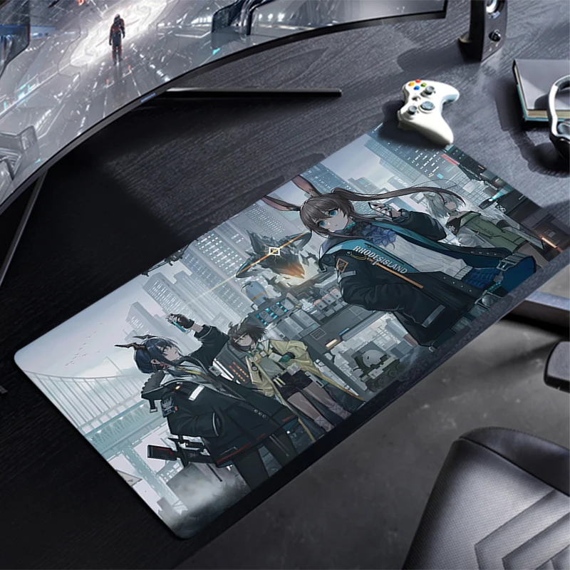 

Mouse Pad Non-Slip Rubber Edge locking mousepads Game play mats notebook computer Pad table mat Arknights game PC carpet XL XXL