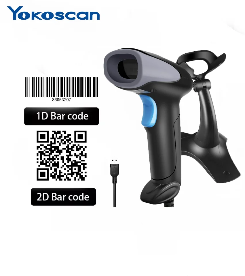

Yokoscan M930Z Твердое качество Высокая эффективность сканирования 2D QR 1D Сканер штрих-кода громкой связи