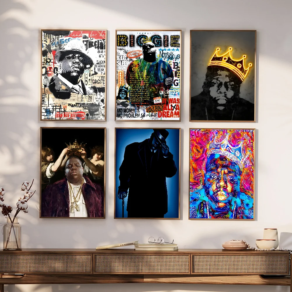 Biggie Smalls music album  Classic Vintage Posters HD Quality Wall Art Retro Posters for Home Room Wall Decor