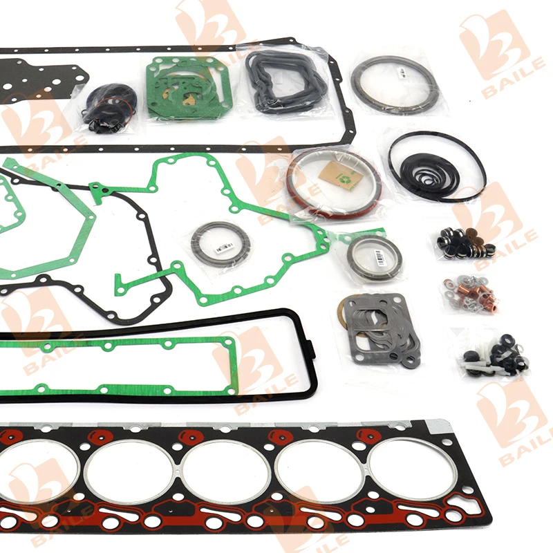 3804897 Full Gasket Set 6B 6BT 12V for Dodge Ram Pickup and For Cummins Engine Excavator 6BTA 5.9L  Overhaul Rebuild Kit