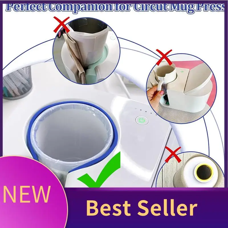 ABLU-Sublimation Tumblers Wrap Set For Mug Press Accessories,3 Thickness Silicone Mug Tumbler Wrap Sublimation Blanks