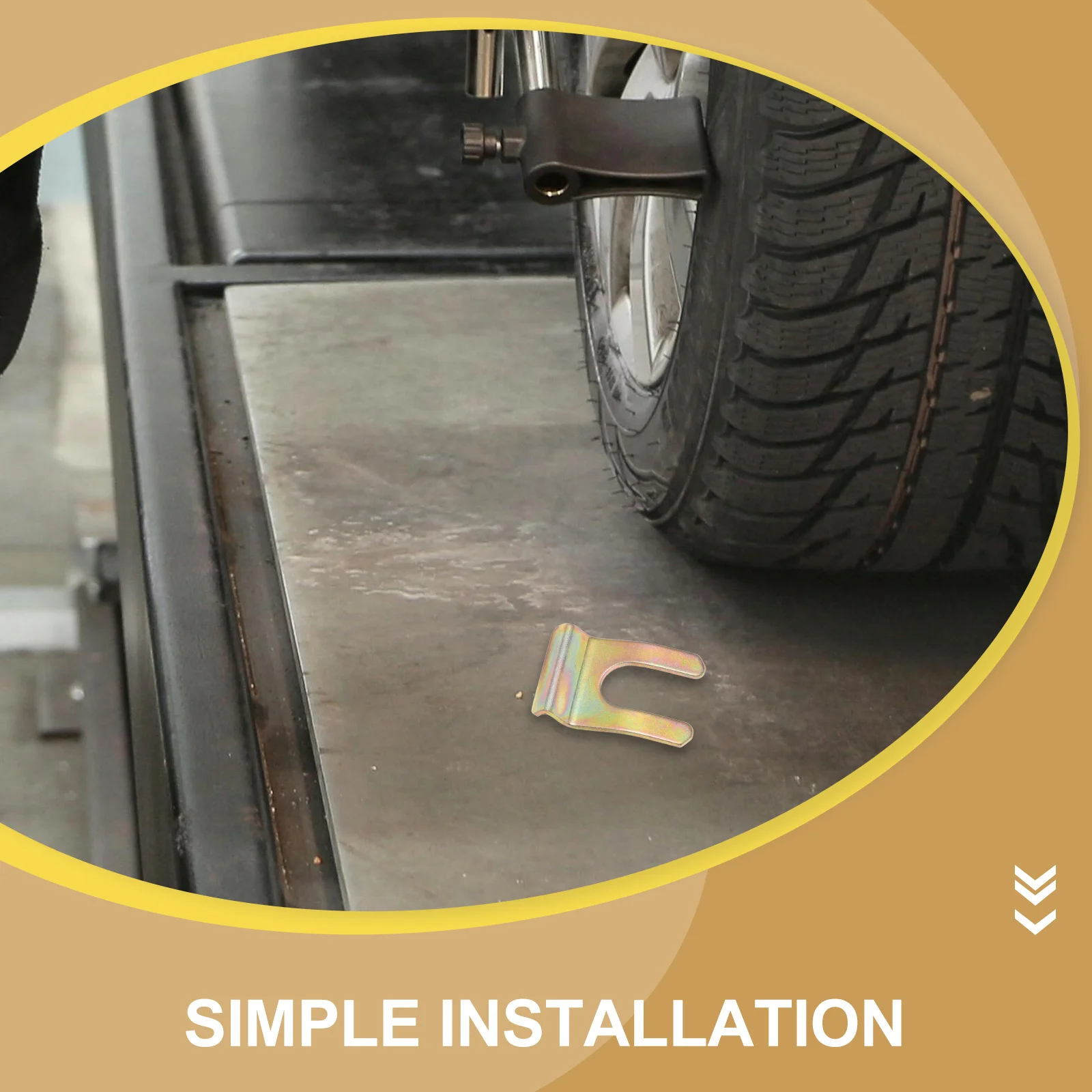 

5pcs 5 Pieces Clip Car Brake Hose Retainer Plated Line Clips Replacement Clamp Holder Clamps