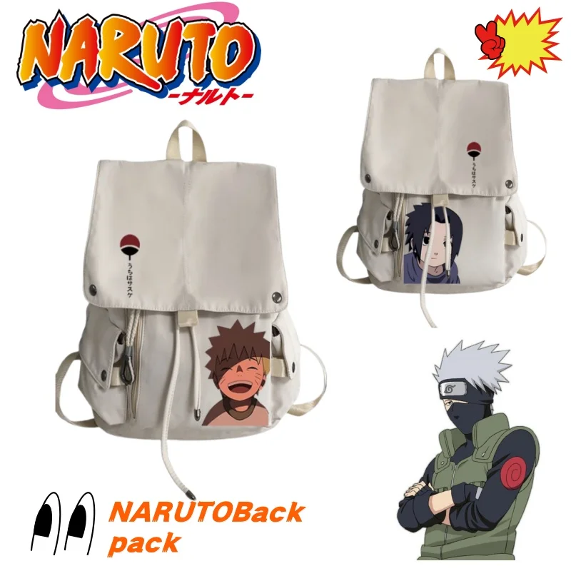 

Naruto Sasuke Naruto anime cartoon peripherals two-dimensional men's and women's casual fashion versatile creative backpacks