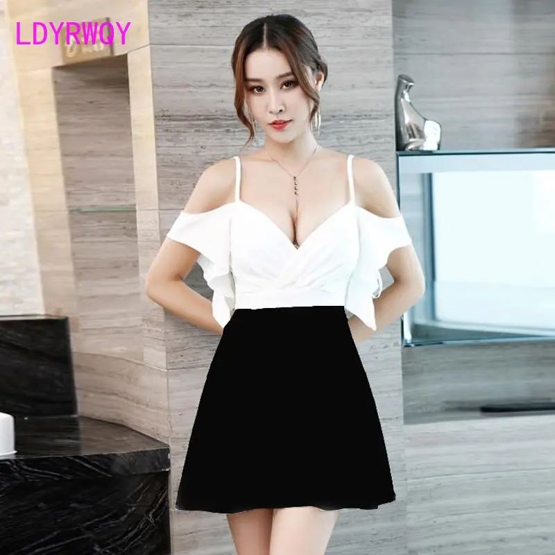 Sexy Dress Women's 2022 Spring and Summer New Slim Slim Night Club Women's Dress