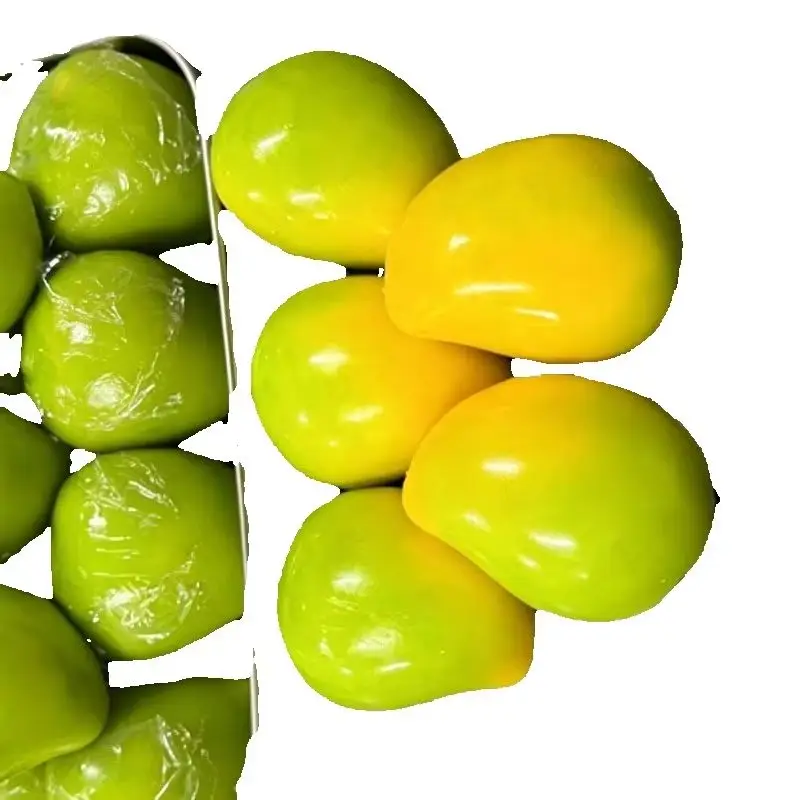 Handgemachter Knuspriger Mango-Stressball, Farbwechselnder Mango-Squishy-Fidget-Ball, ASMR Sensorisches Stressabbau-Spielzeug
