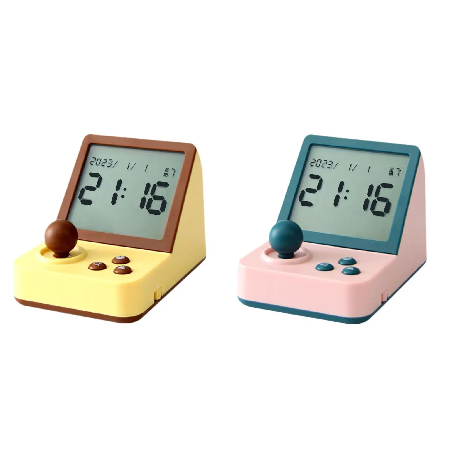 Small Alarm Clock Electronic Time Manager Bedside Clock for Bedside Bedroom