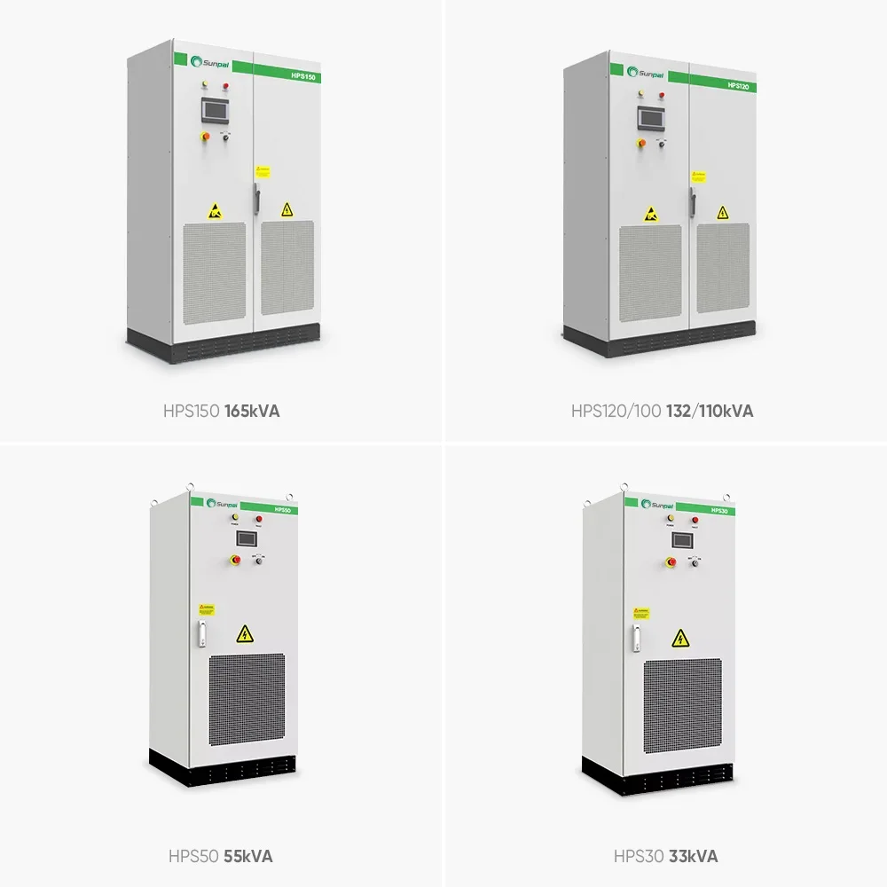 Sunpal Inverter All In One Solar Ac 35Kw 65Kw 125Kw Hybrid Inverter 3 Phase Commercial Industrial