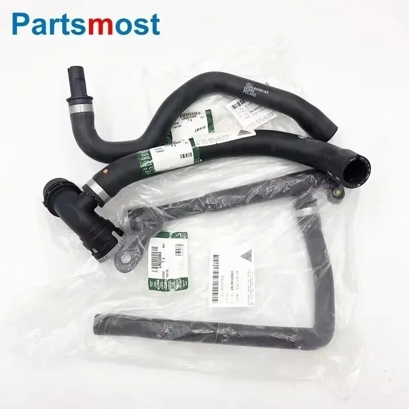 LR005563 005564 005566 Oil Cooler Outlet Radiator Hose Bottom to Water Pump For Land Rover LR2 Volvo Thermostat to Radiator Pipe