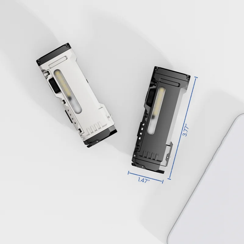 X4 WUBEN EDC Protable EDC Flashlight 1500Lumens. USB-C Rechargeable ,White+RGB Light, Include Battery