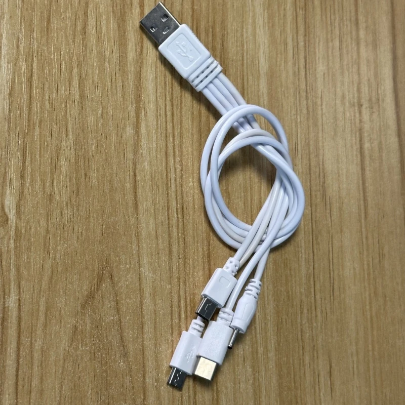4 in 1 USB Charging Cable Multi functional USB Charger Cable Versatile Cord for Phones Tablets Game Consoles Headphones