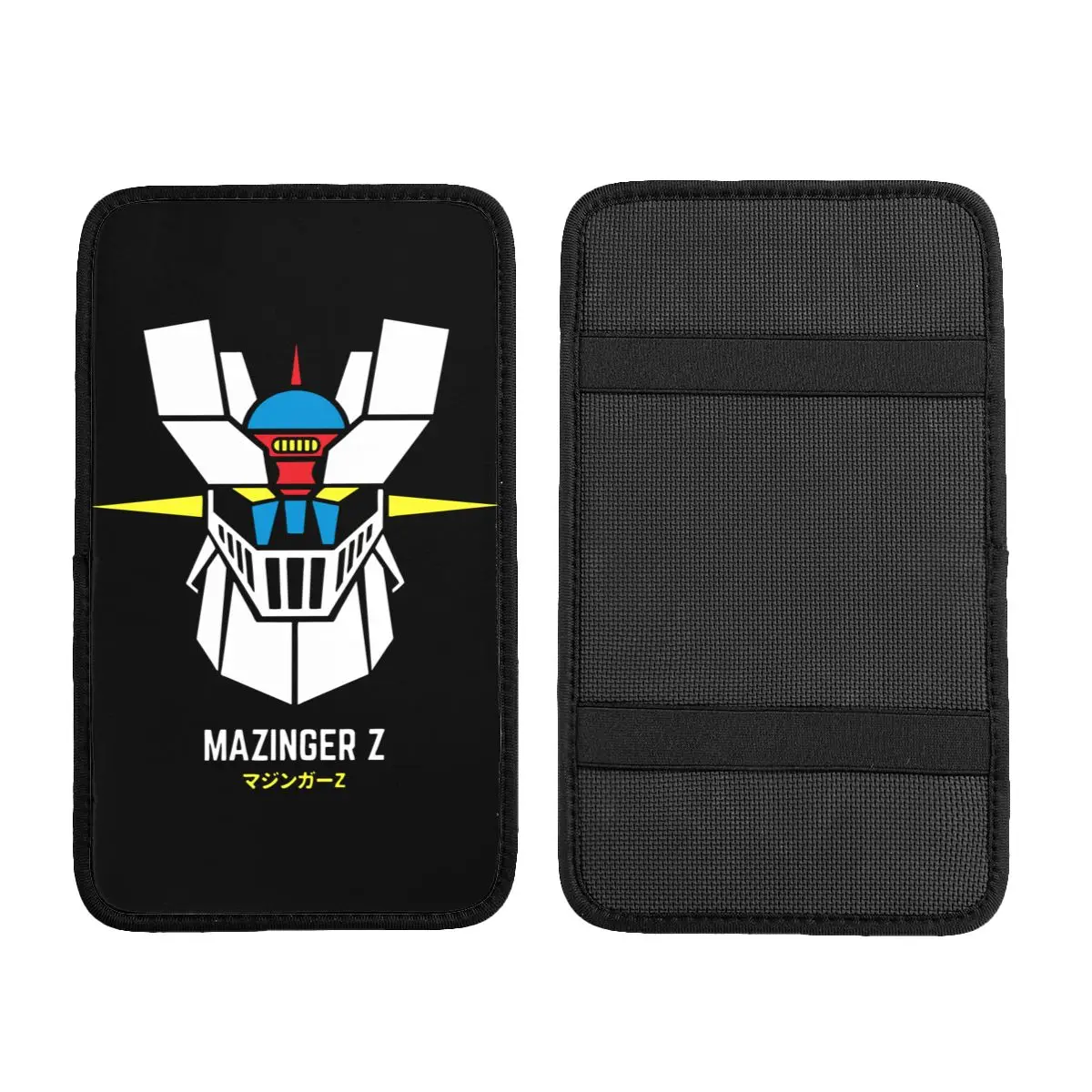 Actarus Mazinger Z Center Console Cover Pad per auto Robot Grendizer Goldorak Car Decor accessori bracciolo Cover Mat Leather