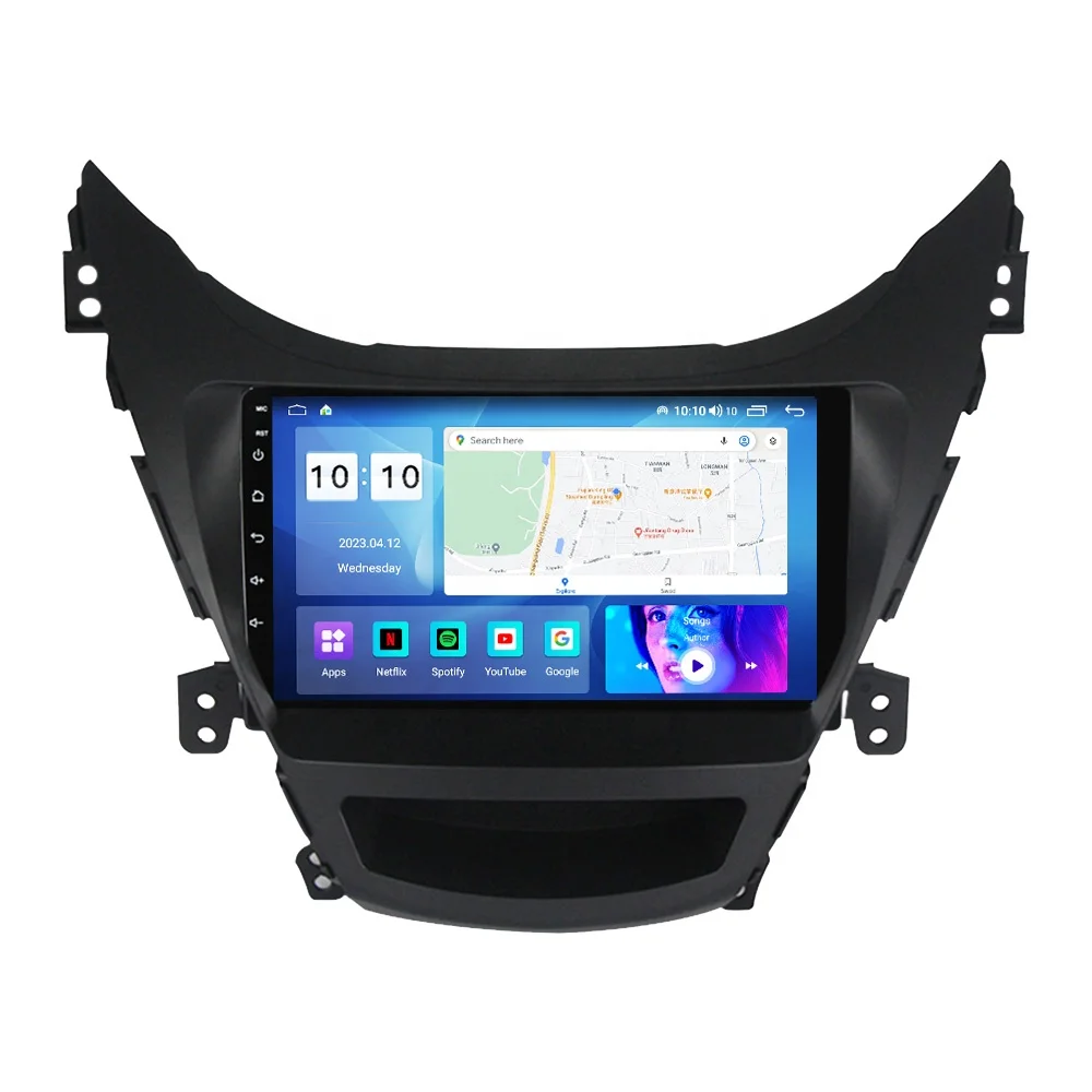 

MS radio motherboard audio stereo system Car DVD Player android for Hyundai Elantra Wheel Control AHD WIFI